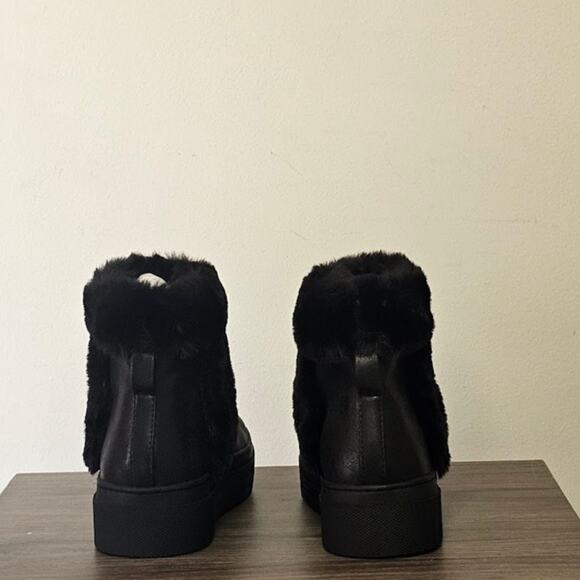 Steve Madden Kids Bunny Fur Boots  Big Kids Size 3 Black  NWT - Picture 5 of 9